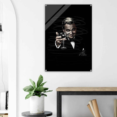 Gatsby Toast Acrylic Print – Iconic Sketch Art, Vibrant & Durable Wall Decor in Various Sizes - Vibrantwalls