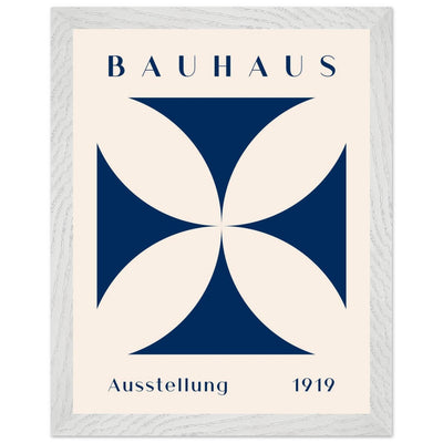 Bauhaus Exhibition 1919 - Navy Cream - Vibrantwalls