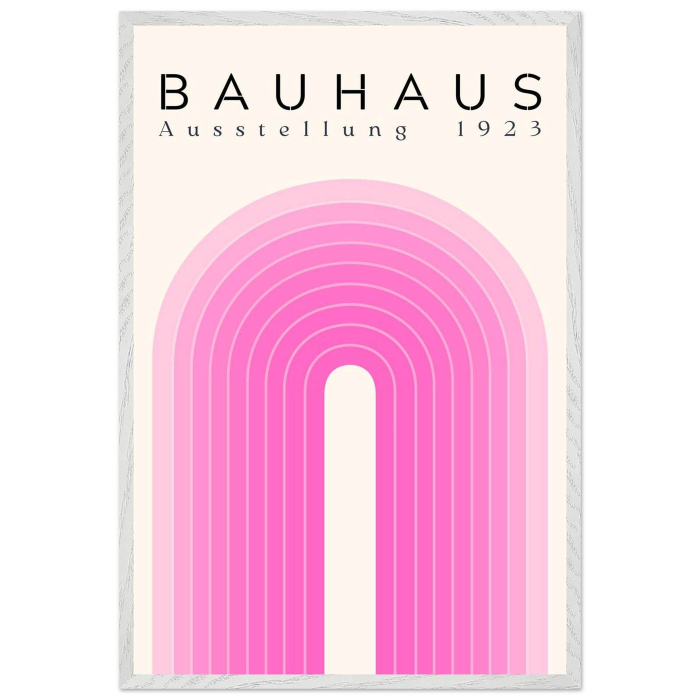 Bauhaus Pink Gradient Arch - Vibrantwalls