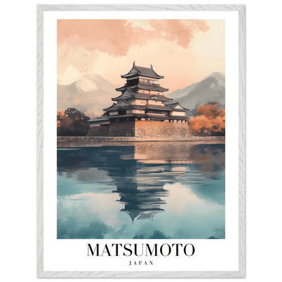 Matsumoto Japan Framed Poster – Serene Travel Wall Art with Wooden Frame - Vibrantwalls