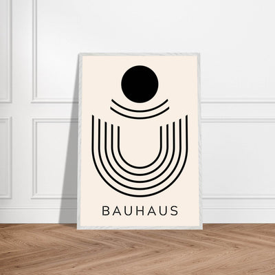 Bauhaus Black & Beige Abstract - Vibrantwalls