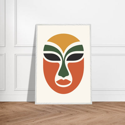 Abstract Tribal Mask - Vibrantwalls