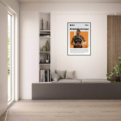 Giannis Antetokounmpo Greek Freak Bucks Poster - Vibrantwalls