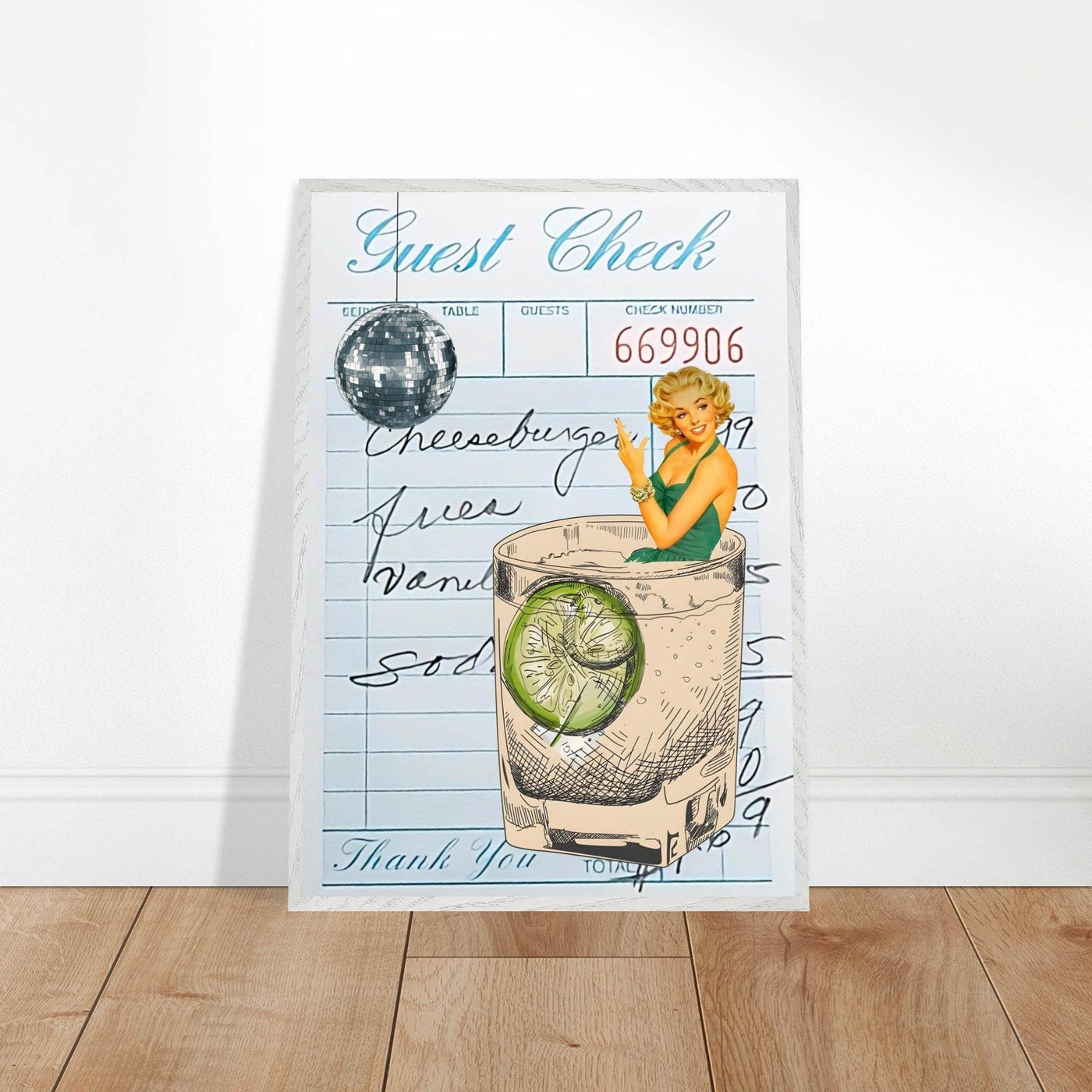 Retro Glam Gin & Tonic Cocktail Recipe - Vibrantwalls