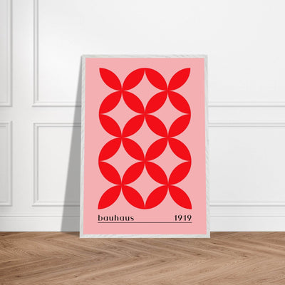 Bauhaus Minimalist Bold Red Geometric Design - Vibrantwalls