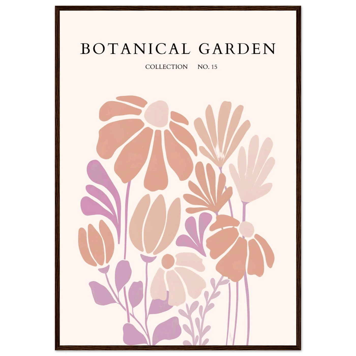 Botanical Garden Collection Framed Posters – Soft Floral Abstract Art Prints | Ready-to-Hang - Vibrantwalls
