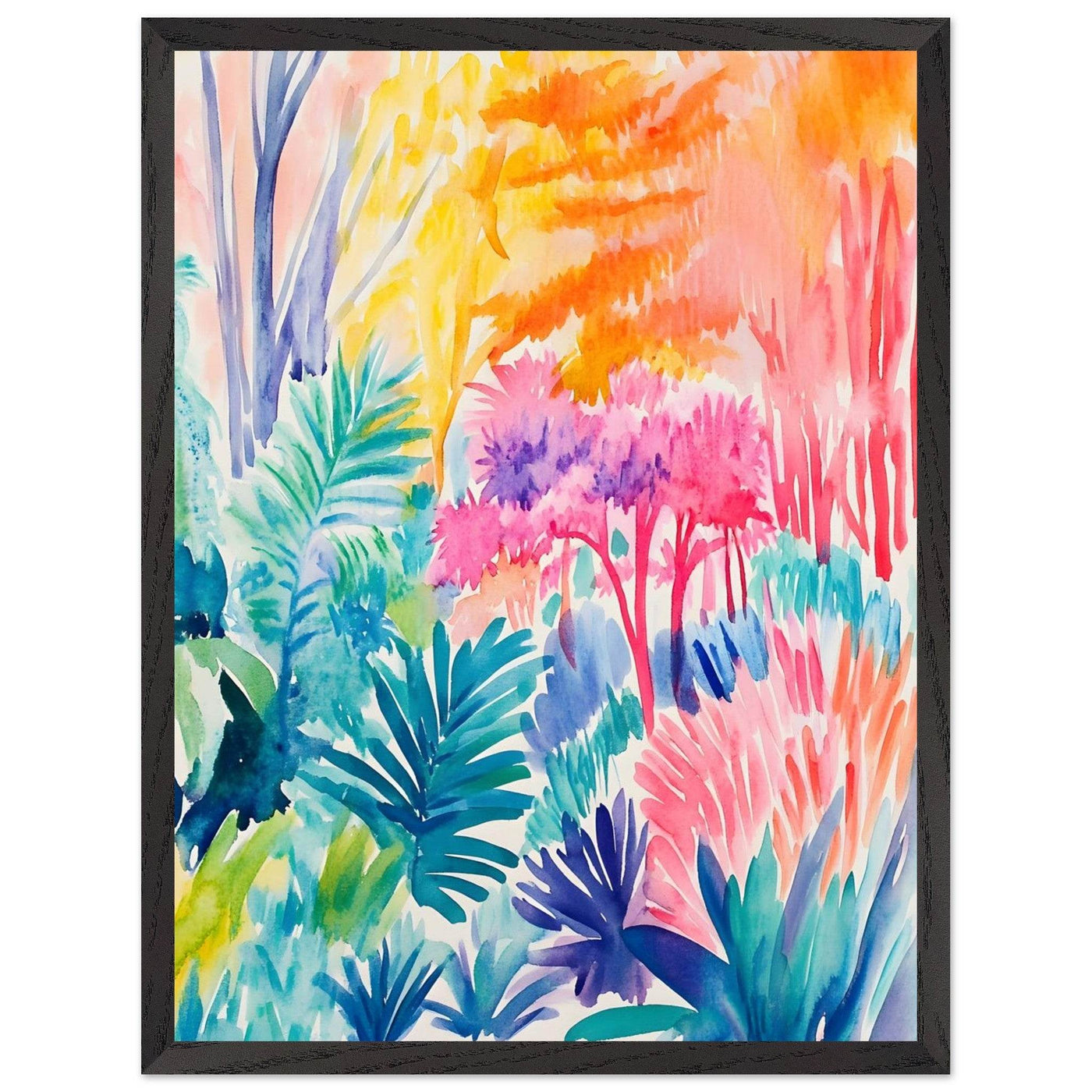 Vibrant Abstract Botanical Matisse Style - Vibrantwalls
