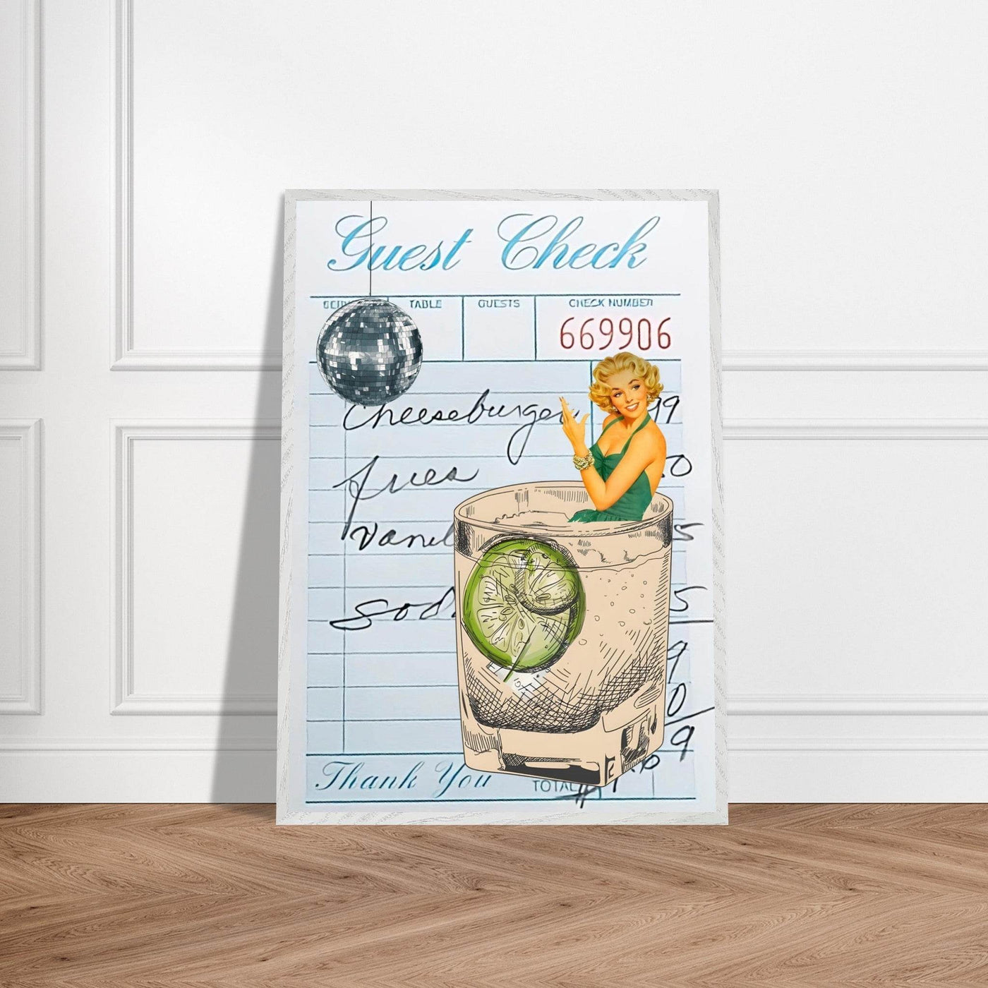 Retro Glam Gin & Tonic Cocktail Recipe - Vibrantwalls
