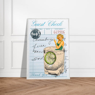 Retro Glam Gin & Tonic Cocktail Recipe - Vibrantwalls