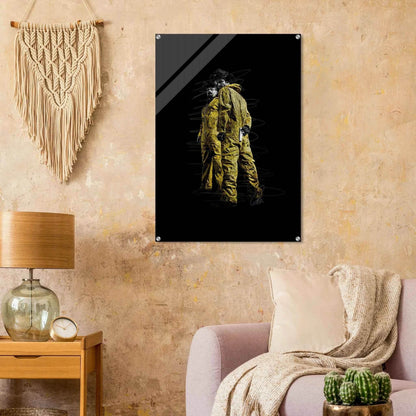 Breaking Bad Hazmat Suit Acrylic Print – Iconic Pop Art, Vibrant & Durable Wall Decor - Vibrantwalls