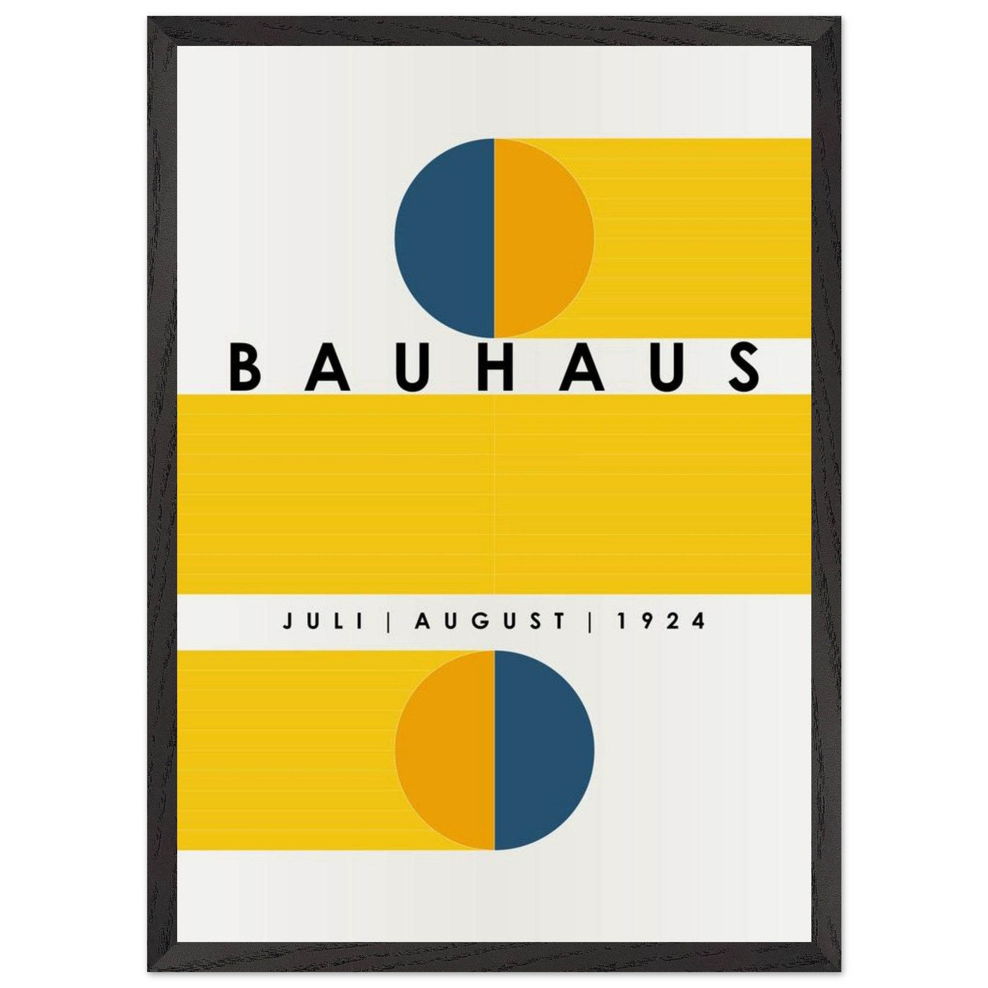 Bauhaus Blue Tunnel Geometric - Vibrantwalls