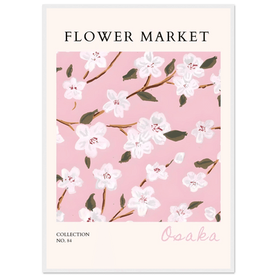 Sakura Pink Bloom Framed Poster – Delicate Floral Art Print | Ready-to-Hang in Your Choice of Frame - Vibrantwalls