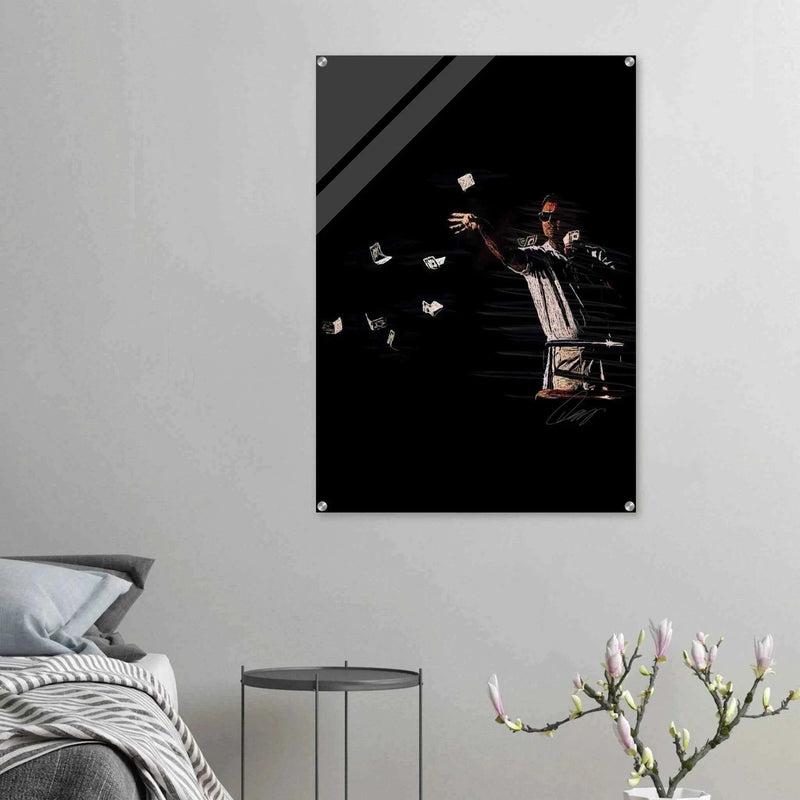 Leonardo DiCaprio Acrylic Art Piece - Catch Me If You Can - Vibrantwalls