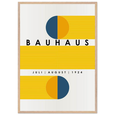 Bauhaus Blue Tunnel Geometric - Vibrantwalls
