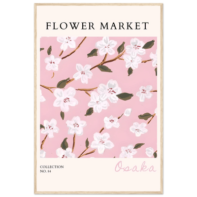 Sakura Pink Bloom Framed Poster – Delicate Floral Art Print | Ready-to-Hang in Your Choice of Frame - Vibrantwalls