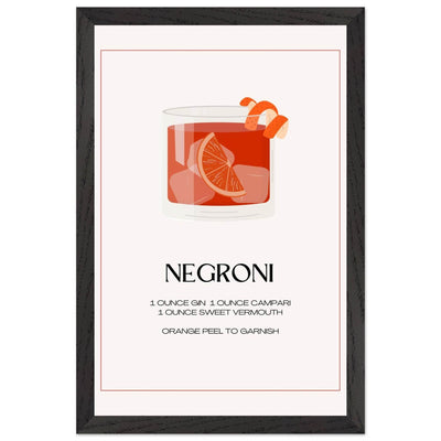 Negroni Cocktail Recipe - Vibrantwalls