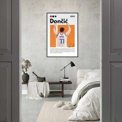 Luka Dončić El Matador Mavericks Framed Poster Vibrantwalls
