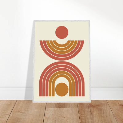 Abstract Desert Landscape Textured - Vibrantwalls