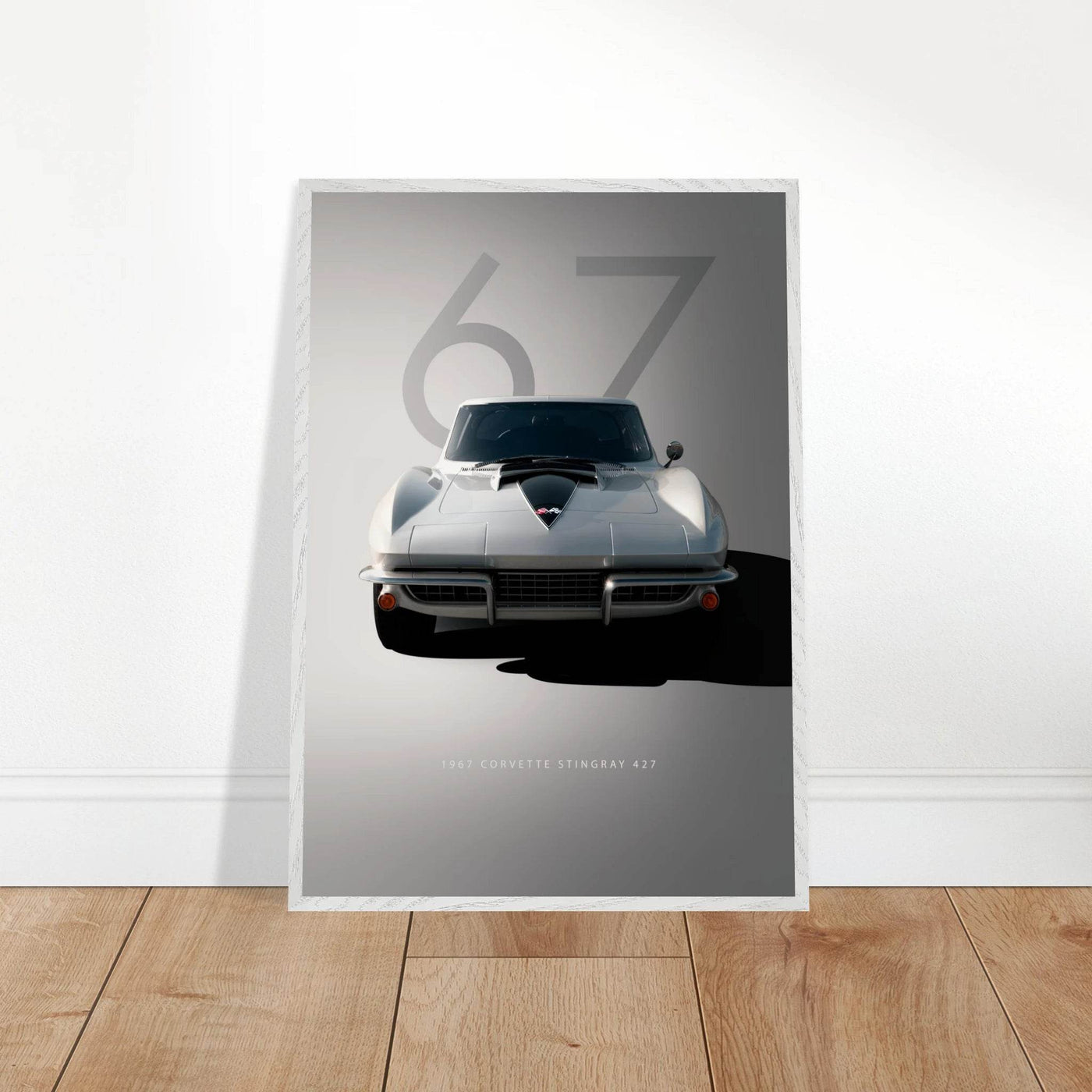 1967 Corvette Stingray 427 Framed Poster | Iconic Automotive Art, Ready-to-Hang - Vibrantwalls