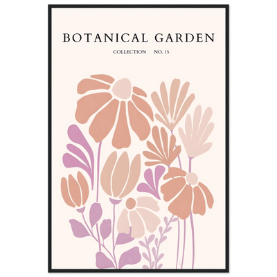 Botanical Garden Collection Framed Posters – Soft Floral Abstract Art Prints | Ready-to-Hang - Vibrantwalls