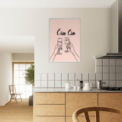 Cin Cin Toast Art Print - Vibrantwalls