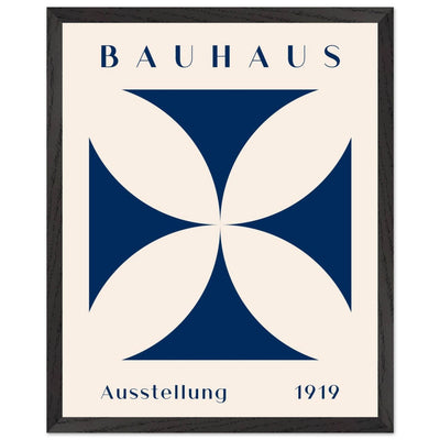 Bauhaus Exhibition 1919 - Navy Cream - Vibrantwalls