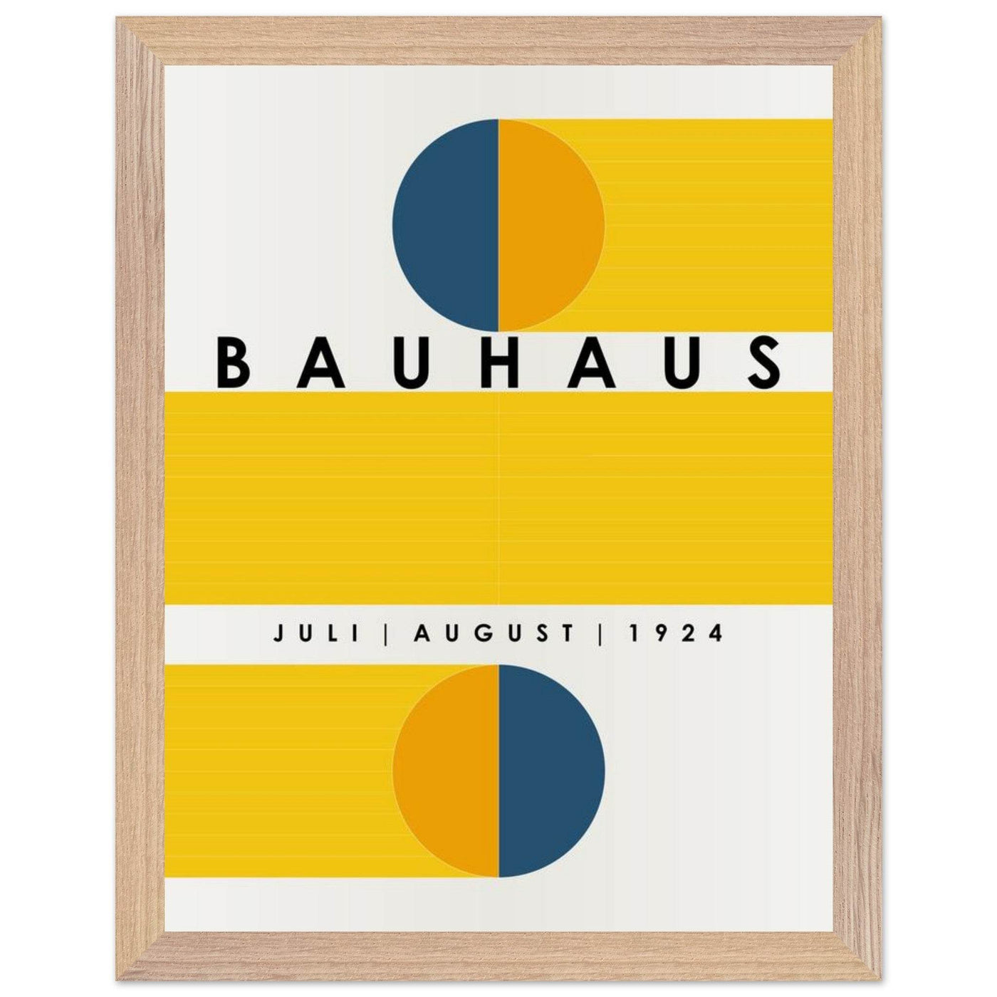 Bauhaus Blue Tunnel Geometric - Vibrantwalls