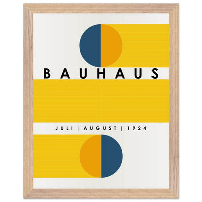 Bauhaus Blue Tunnel Geometric - Vibrantwalls