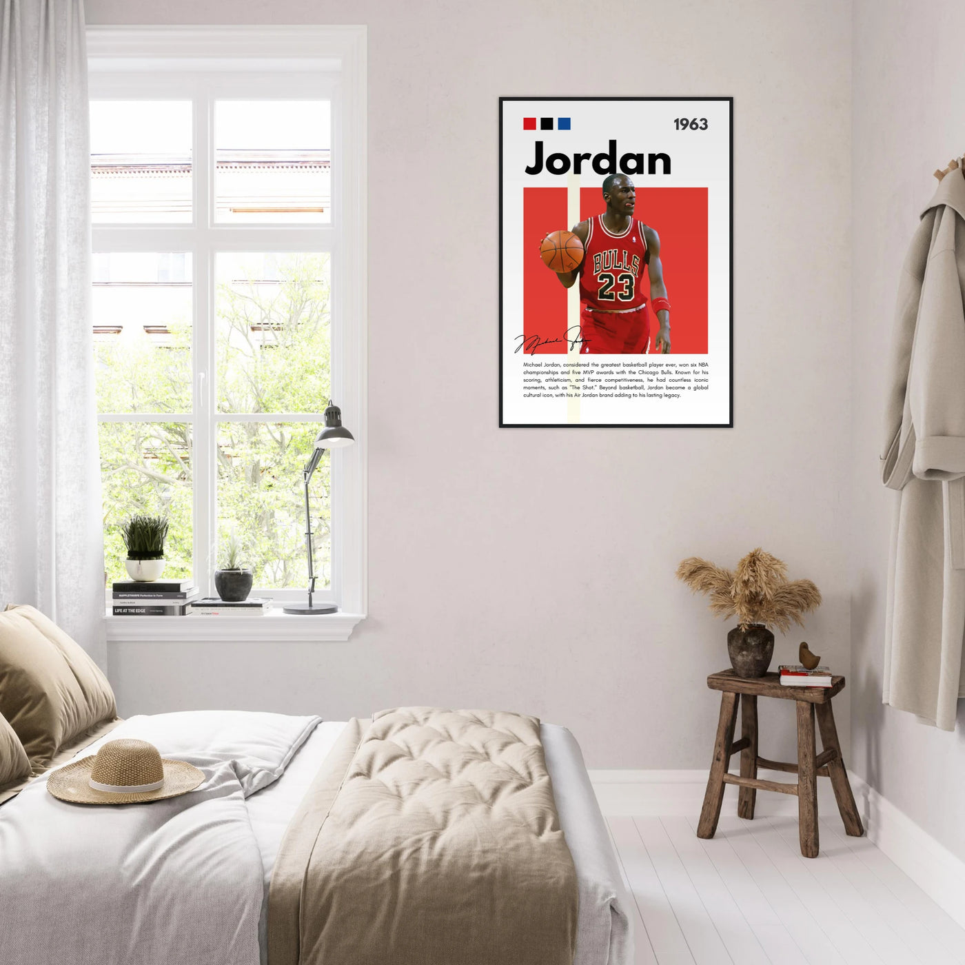 Michael Jordan Air Jordan Bulls Retro Print Vibrantwalls
