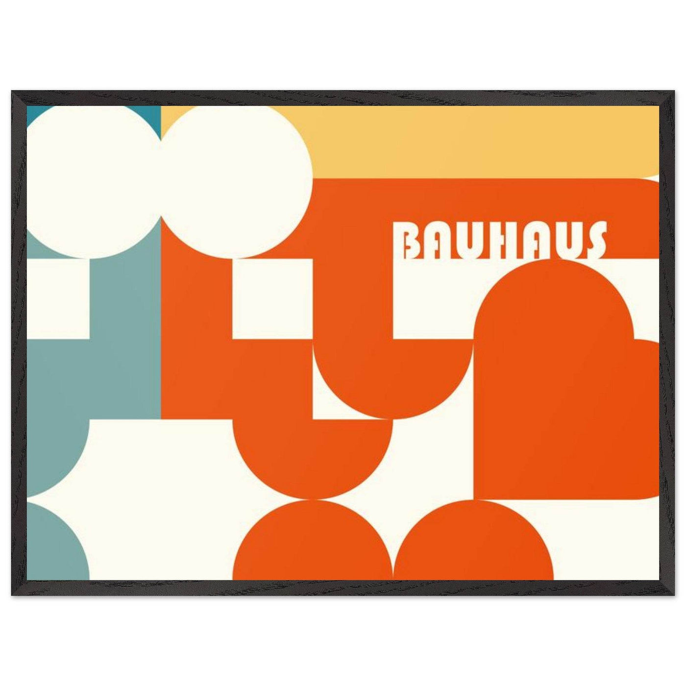 Bauhaus-Style Abstract Geometric Art - Vibrantwalls