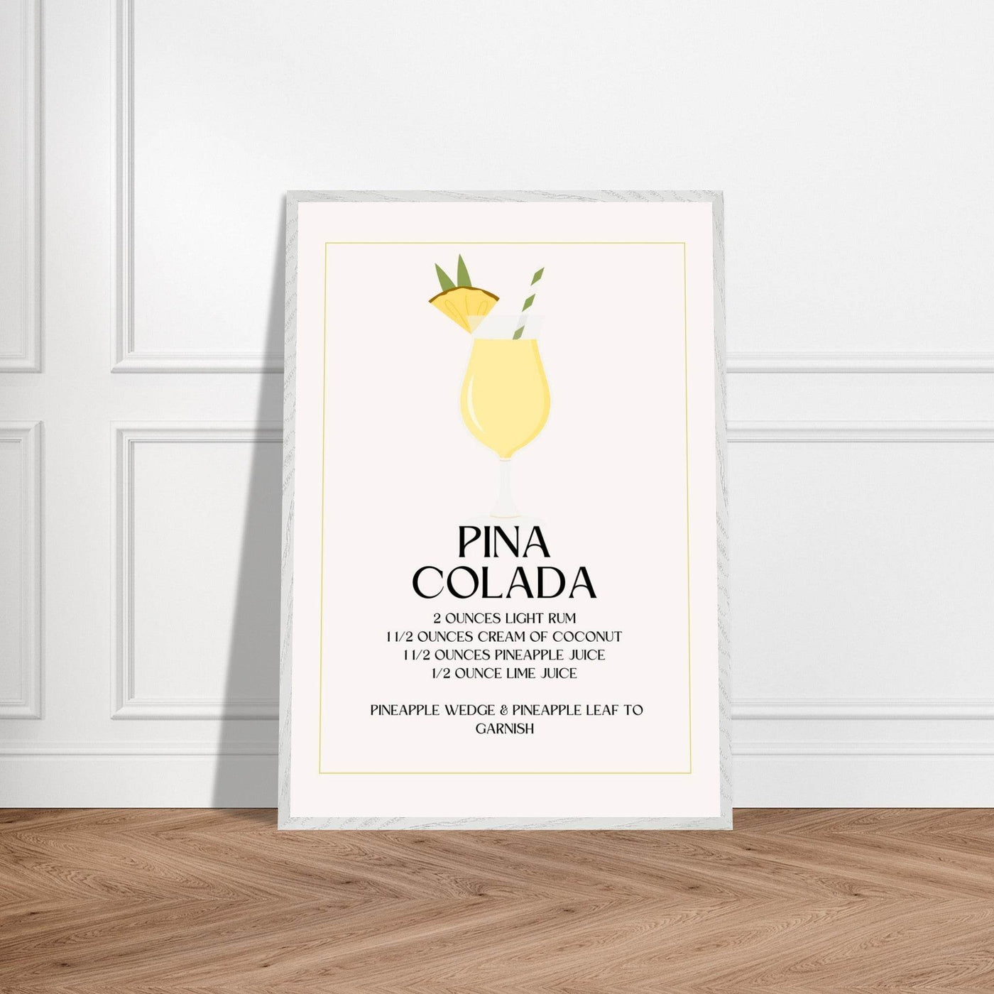 Pina Colada Cocktail Recipe - Vibrantwalls
