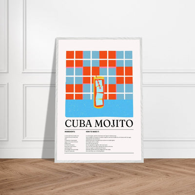 Cuba Mojito Cocktail Recipe - Vibrantwalls