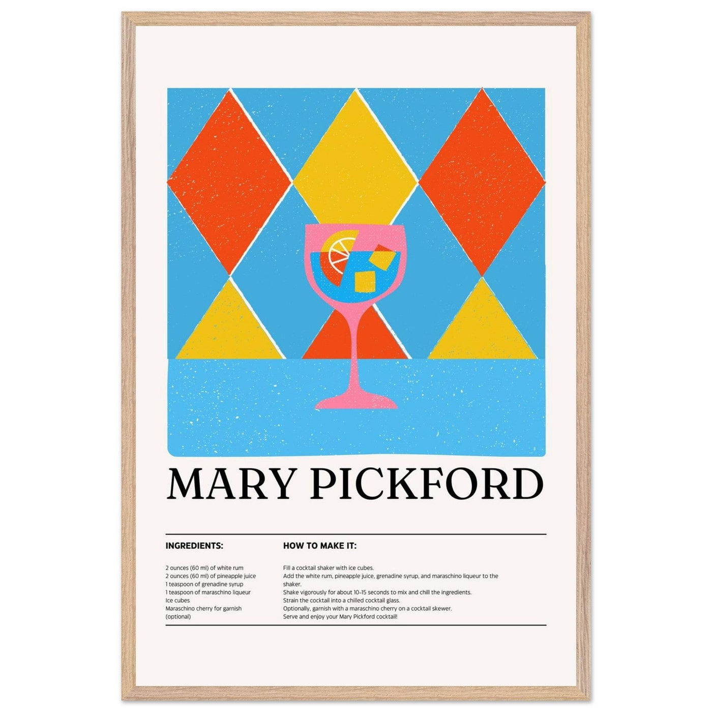 Mary Pickford Cocktail Recipe - Vibrantwalls