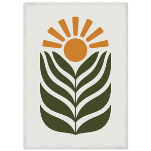 Desert Sun & Plant - Vibrantwalls