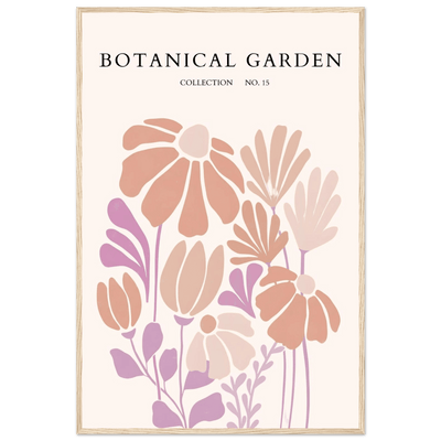 Botanical Garden Collection Framed Posters – Soft Floral Abstract Art Prints | Ready-to-Hang - Vibrantwalls