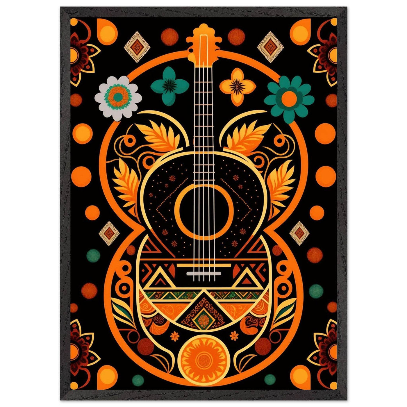 Boho Guitar Dreams - Vibrantwalls