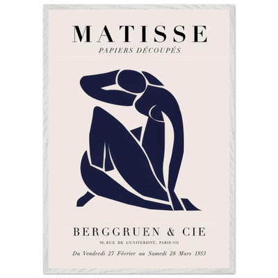 Papiers Découpés Blue Nude II Artwork - Elegant Piece for Your Space - Vibrantwalls