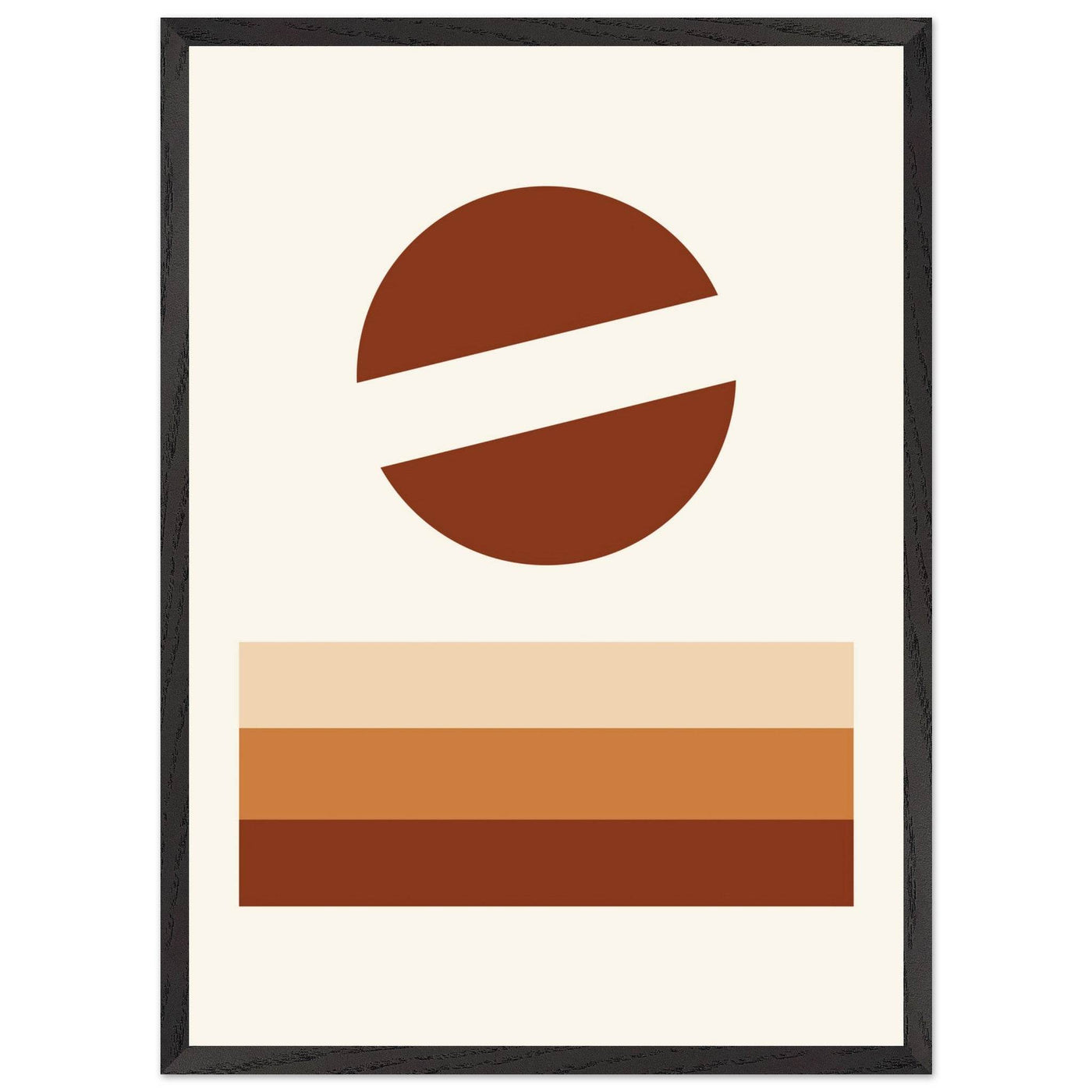 Abstract Desert Landscape Earthy Tones - Vibrantwalls