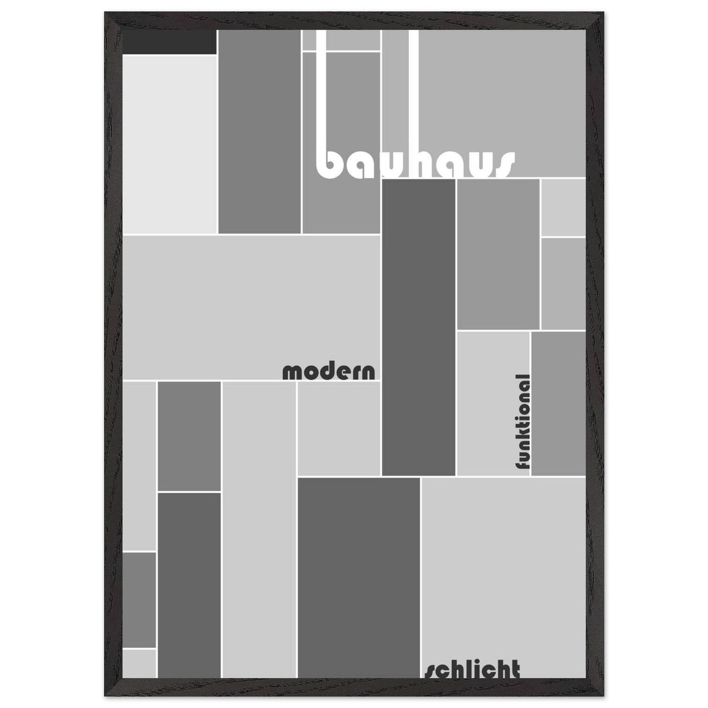 Bauhaus Style Grid - Vibrantwalls