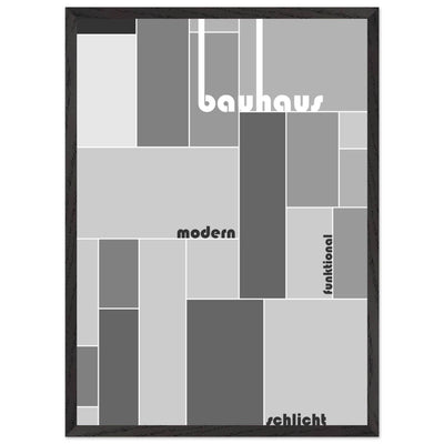 Bauhaus Style Grid - Vibrantwalls