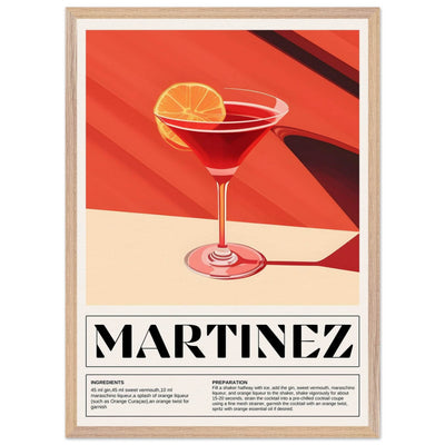 Martinez Cocktail - Vibrantwalls