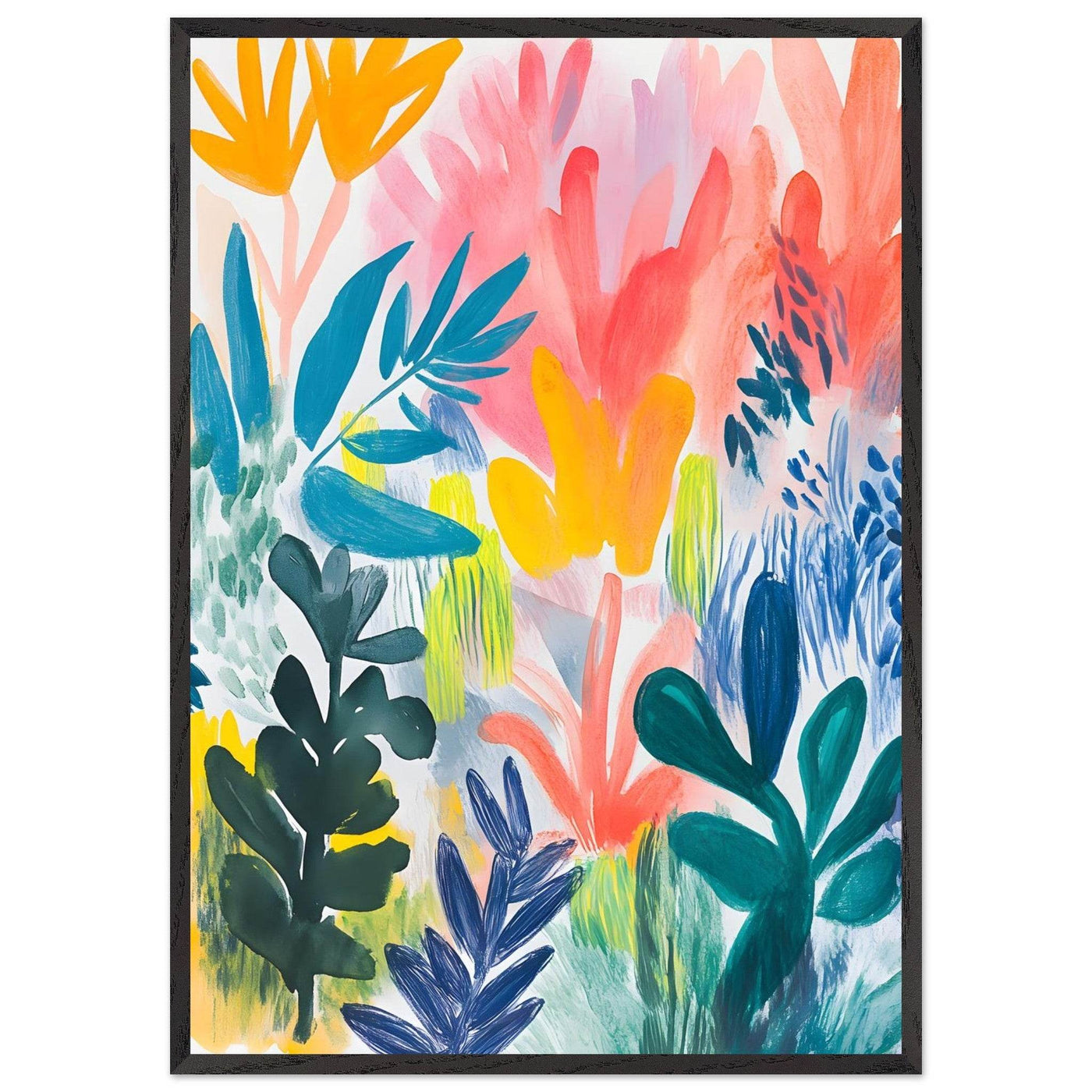 Abstract Floral Henri Matisse Botanical - Vibrantwalls