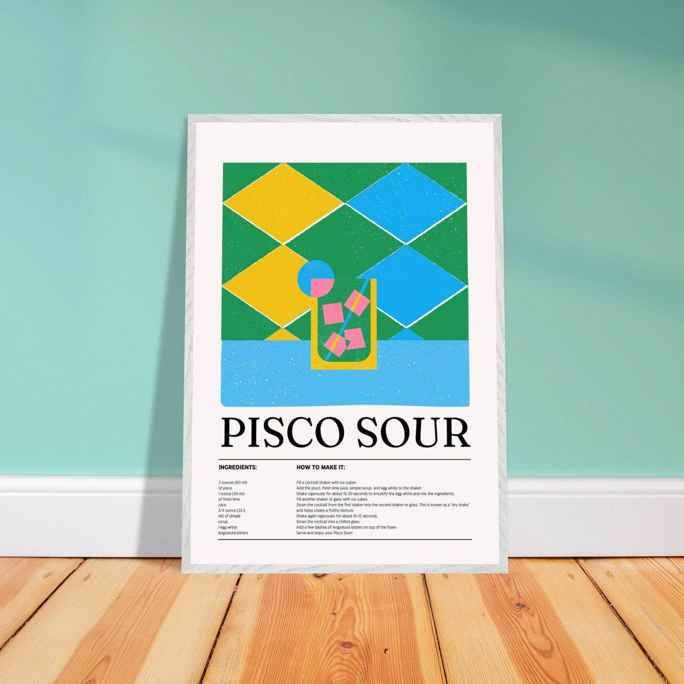 Vibrant Pisco Sour Cocktail Recipe - Vibrantwalls