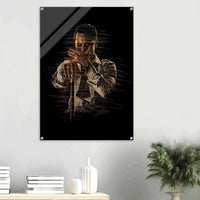 Connor McGregor Wall Art – Scribble Art Acrylic Print for Modern Dynamic Home Decor - Vibrantwalls