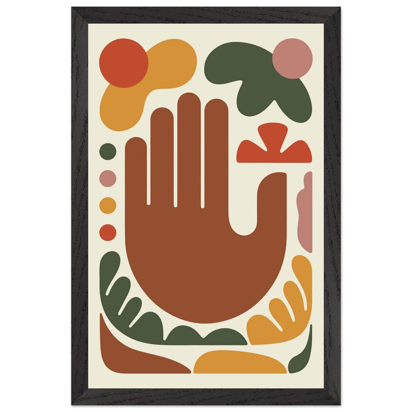 Abstract Desert Hues Hand - Vibrantwalls