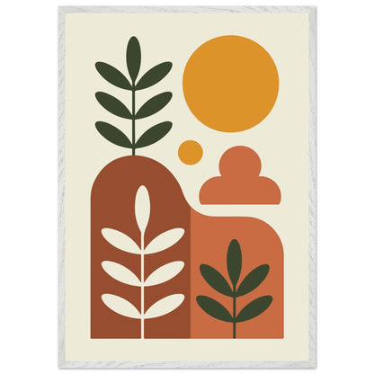 Desert Horizon Landscape Abstract Wall Art - Vibrantwalls