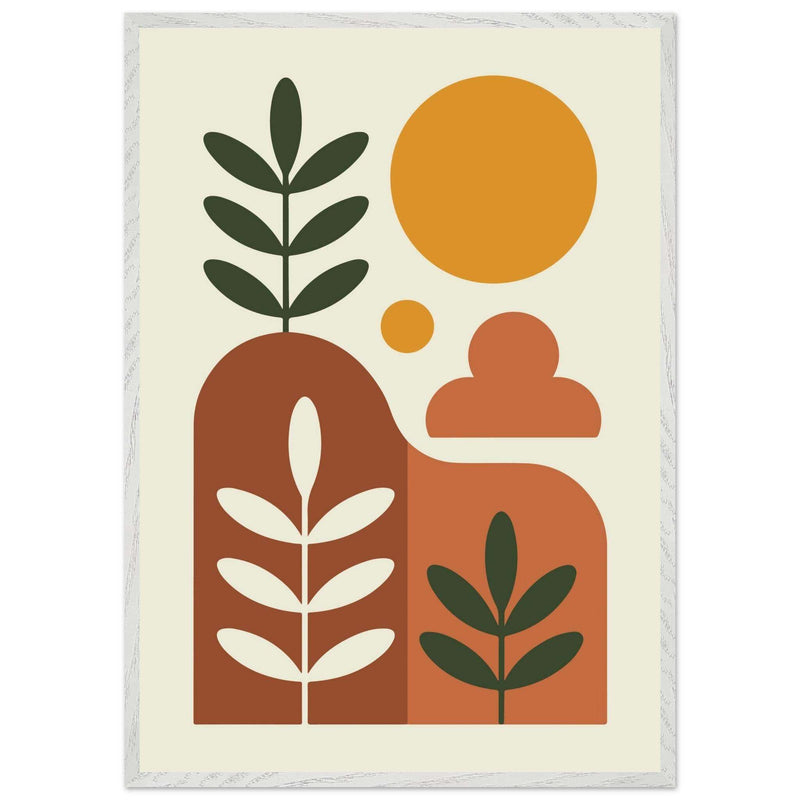 Desert Horizon Landscape Abstract Wall Art - Vibrantwalls