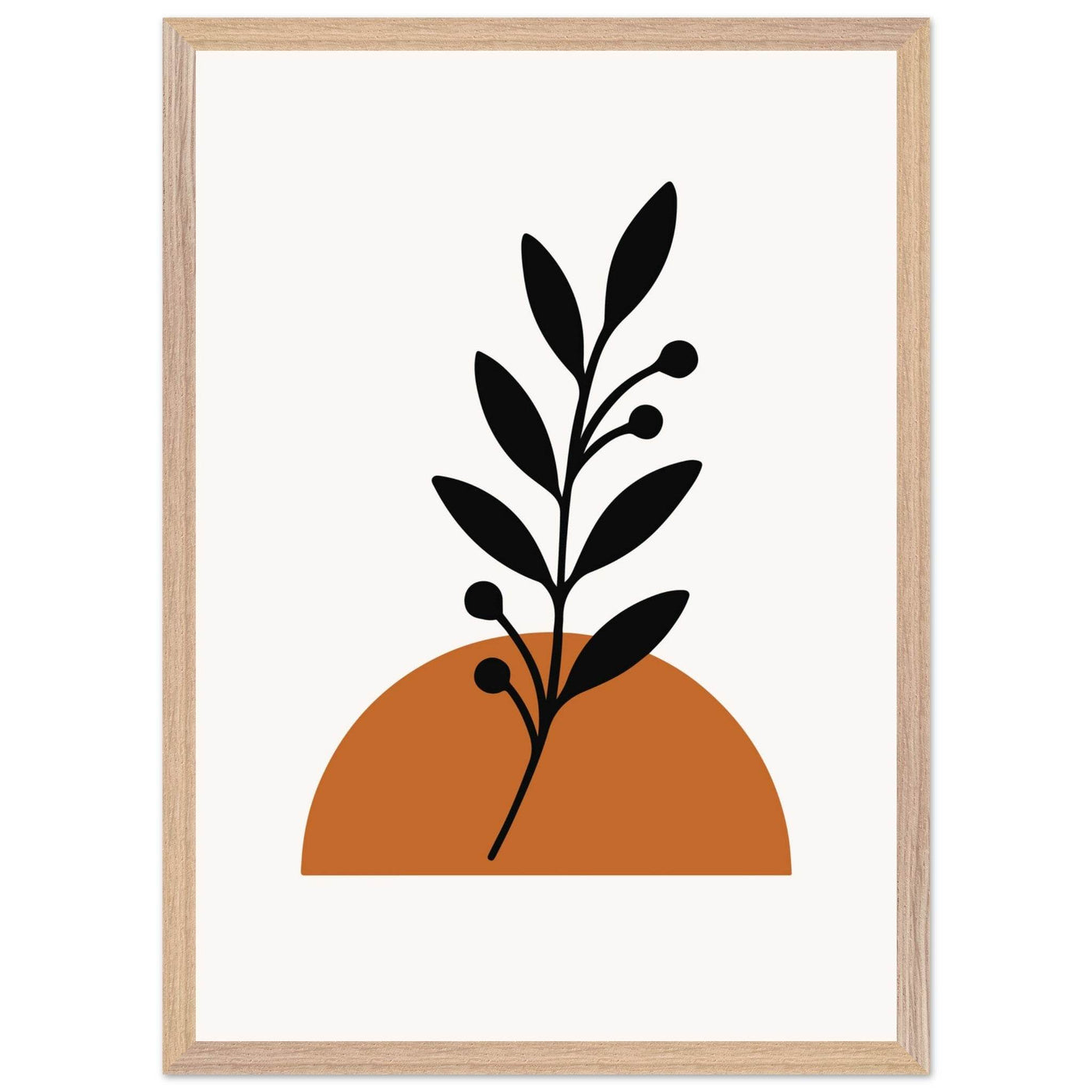 Minimalist Botanical Sunset - Vibrantwalls