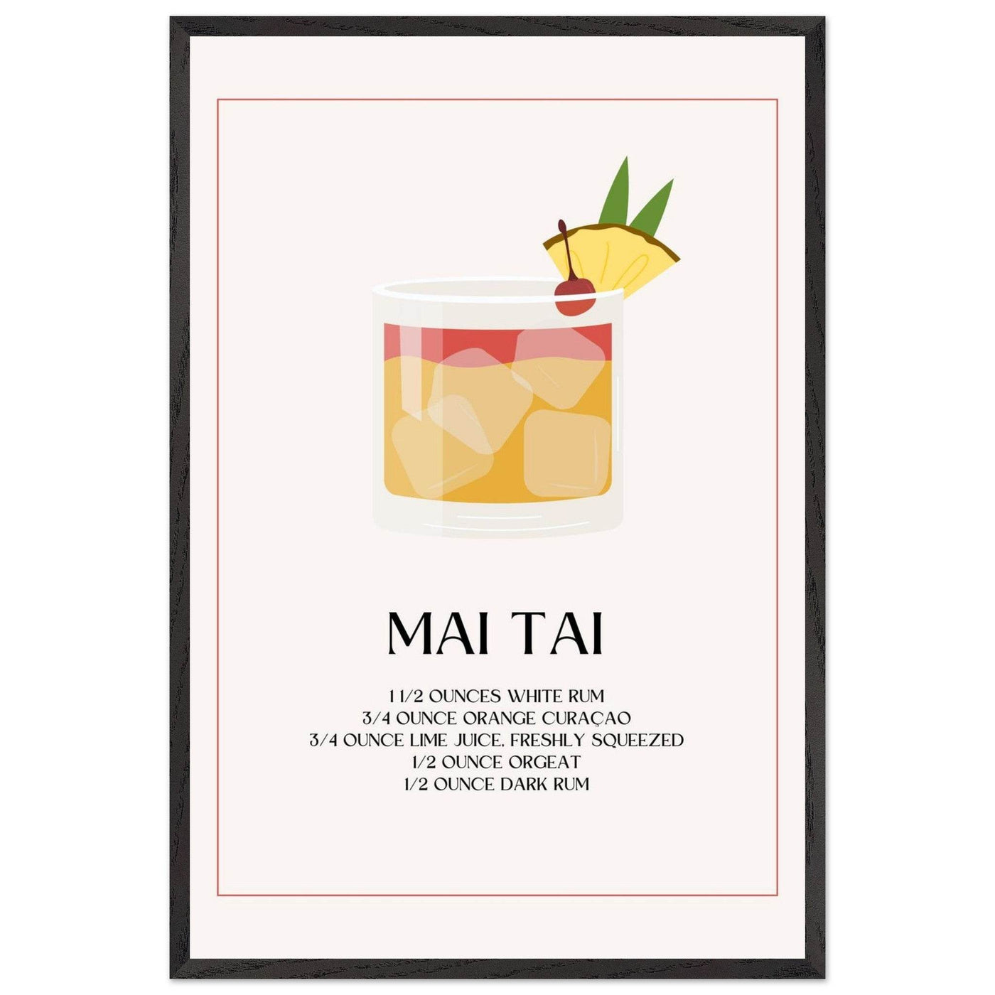 Mai Tai Cocktail Recipe - Vibrantwalls