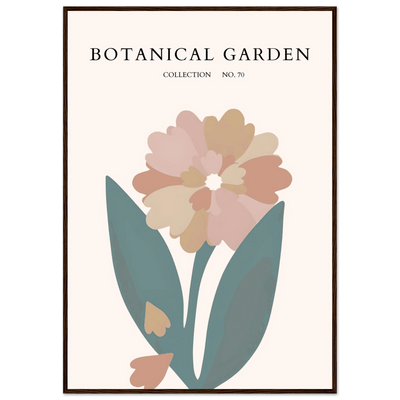 Botanical Garden Framed Poster – Gentle Floral Art Print | Soft Palette Home Decor | Ready-to-Hang - Vibrantwalls